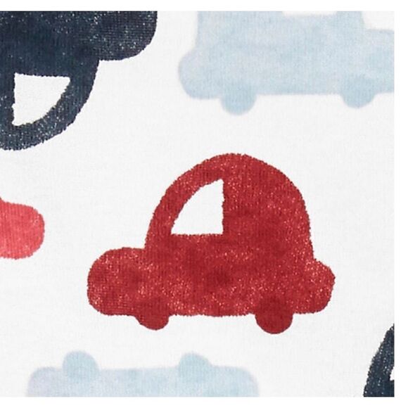 Carter's Boys 12 Month 5-Pack Short-Sleeve Truck Design Bodysuits - Picture 12 of 13